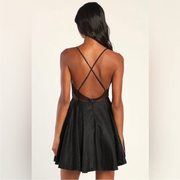 NWT Lulus SPARKLE Mini Dress - Picture 3 of 15